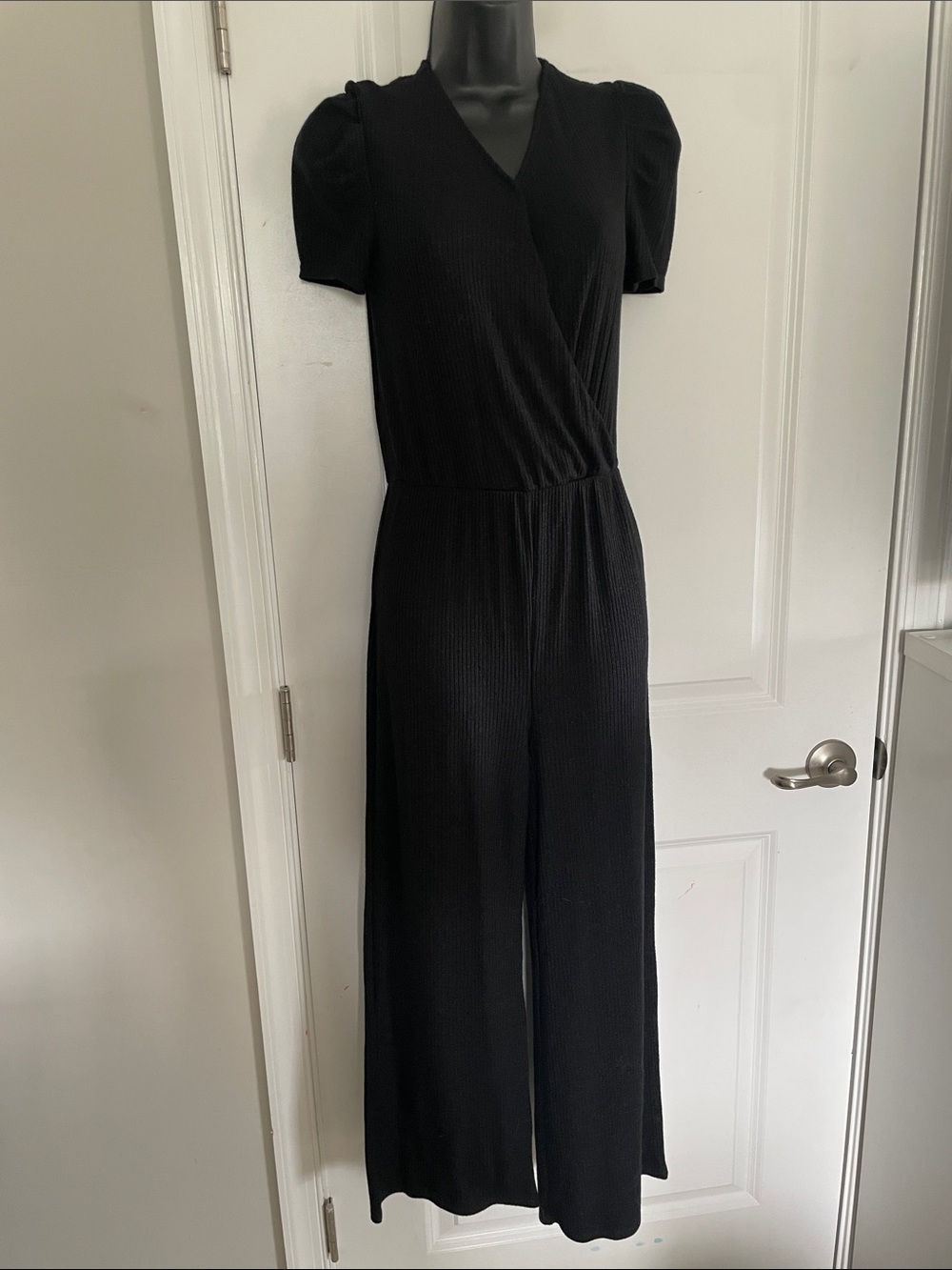 Girls black Short Sleeve Jumpsuit by Art Class